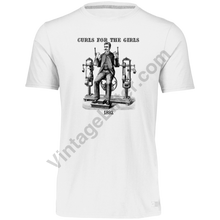 Load image into Gallery viewer, Curls For The Girls Dri - Power Tee White / S