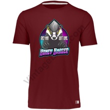 Load image into Gallery viewer, Honey Badger Dri - Power Tee Cardinal / S