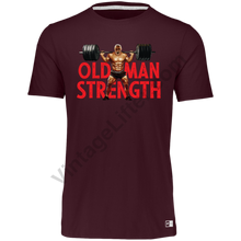 Load image into Gallery viewer, Old Man Strength Dri - Power Tee Maroon / S