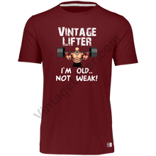 Load image into Gallery viewer, Old Not Weak Dri - Power Tee Cardinal / S