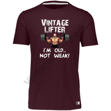 Load image into Gallery viewer, Old Not Weak Dri - Power Tee Maroon / S