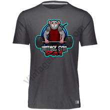 Load image into Gallery viewer, Vintage Gym Rat Dri - Power Tee Black Heather / S