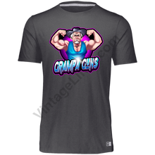 Load image into Gallery viewer, Grampa Guns Dri - Power Tee Black Heather / S
