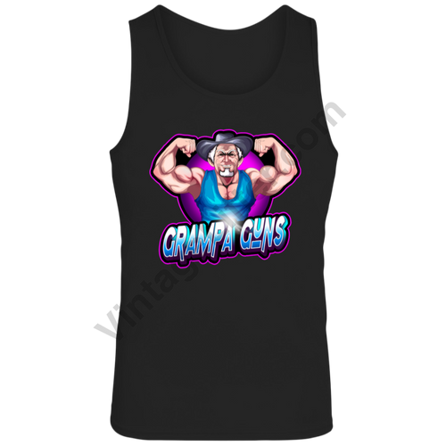 Grampa Guns Tank Black / S Activewear