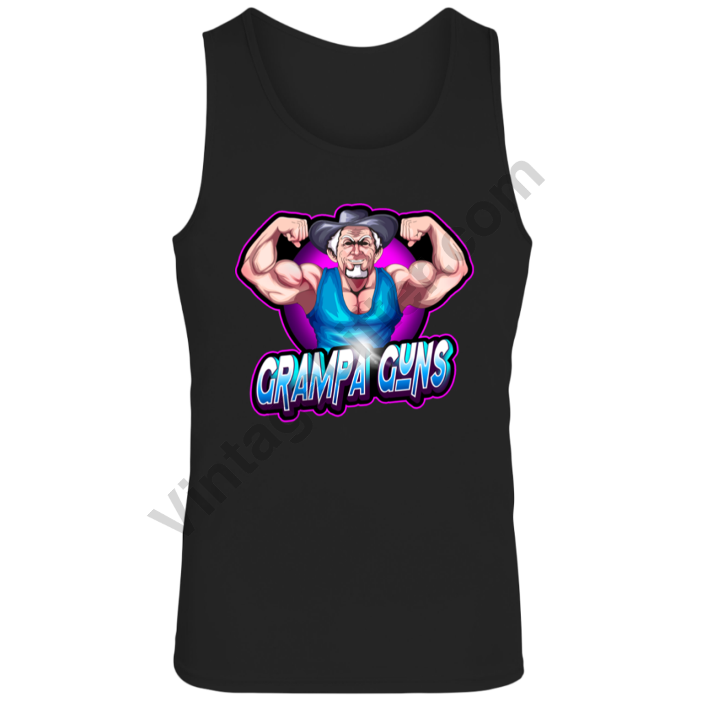 Grampa Guns Tank Black / S Activewear