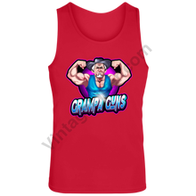 Load image into Gallery viewer, Grampa Guns Tank Red / S Activewear
