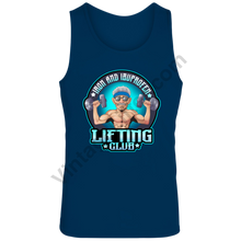 Load image into Gallery viewer, Iron And Ibuprofen Tank Navy / S Activewear
