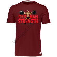 Load image into Gallery viewer, Old Man Strength Dri - Power Tee Cardinal / S
