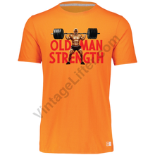 Load image into Gallery viewer, Old Man Strength Dri - Power Tee Orange / S
