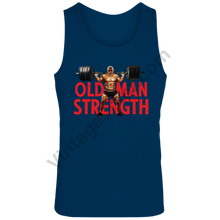 Load image into Gallery viewer, Old Man Strength Tank Navy / S Activewear
