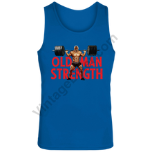 Load image into Gallery viewer, Old Man Strength Tank Royal / S Activewear
