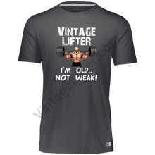 Load image into Gallery viewer, Old Not Weak Dri - Power Tee Black Heather / S
