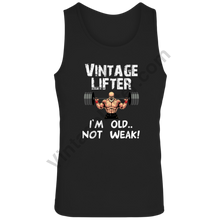 Load image into Gallery viewer, Old Not Weak Tank Black / S Activewear
