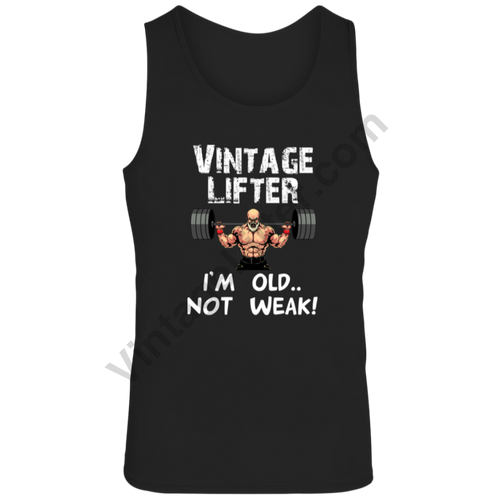 Old Not Weak Tank Black / S Activewear