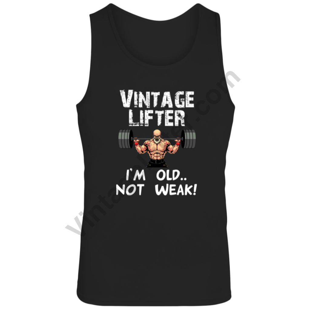 Old Not Weak Tank Black / S Activewear