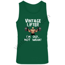 Load image into Gallery viewer, Old Not Weak Tank Forest / S Activewear
