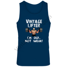 Load image into Gallery viewer, Old Not Weak Tank Navy / S Activewear
